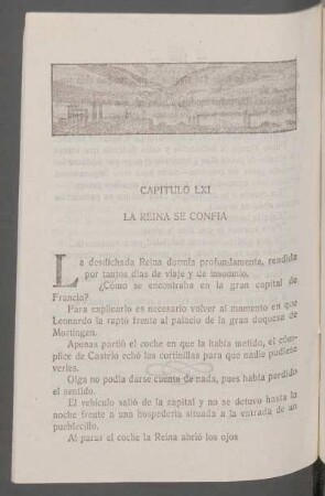 Capítulo LXI - La reina se confía