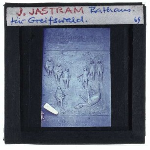 Jastram, Rathaustür in Greifswald : Detail