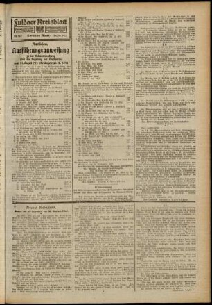 Zweite Ausgabe vom Freitag, den 26. Oktober 1917.