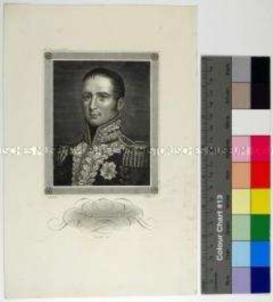Porträt des französischen Generals und Politikers Étienne Maurice Gérard