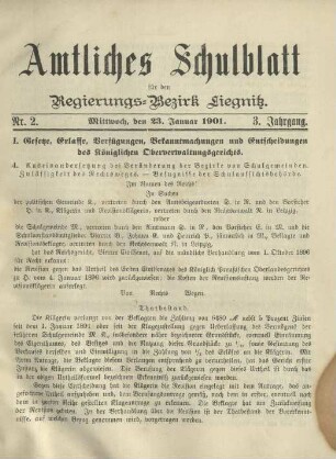 3. 1901, Nr. 2 (23. Januar)