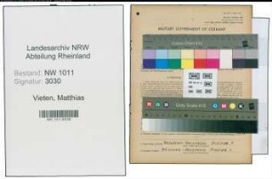 Entnazifizierung Matthias Vieten , geb. 09.09.1909 (Moebelschreiner)