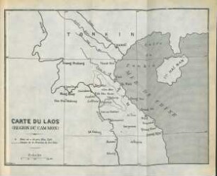 Carte du Laos