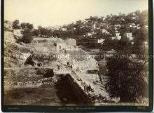 Teich und Dorf Siloah bei Jerusalem