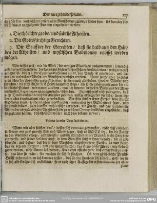 Der vierzehende Psalm
