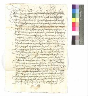 Contz Metzler von Edelfingen, Raub; Siegel: Caspar Schenk von Winterstetten.