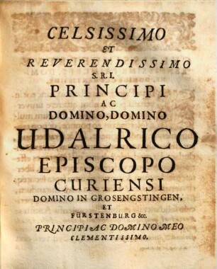 Sacrarum Moralium Concionum Dominicale, Nec Non Qvadragesimale, 4. Sanctorale, Nec Non Quadragesimale Historicum