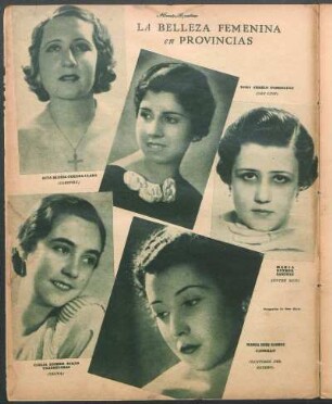 La belleza femenina en provincias [Fotografías]