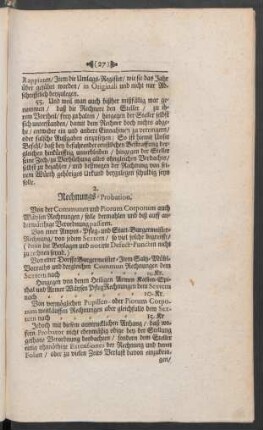 2. Rechnungs-Probation