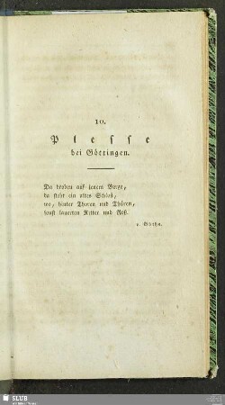 10. Plesse bei Göttingen