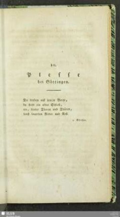 10. Plesse bei Göttingen