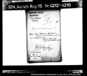 Der der Antje Rickers in Neßmersiel gestattete Kramhandel
