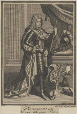 Bildnis der Fridericus III., Kurfürst von Brandeburg