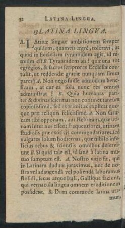 13. Latina Lingua