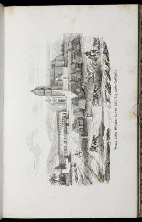 Veduta della Missione di San Luis-Rey nella California