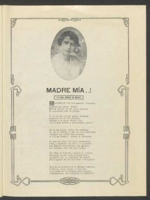 Madre mía..! : [Poesía]