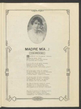 Madre mía..! : [Poesía]