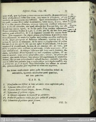 An saltem consentiente patre possit filiusfamilias testari de adventitiis, quorum ususfructus patri quaeritur, aut non quaeritur. Cap. X
