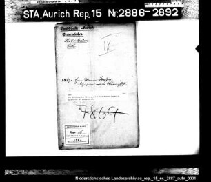 Die Befreiung des Bäckergesellen Harm Meenen Janßen in Norden von der Wanderpflicht
