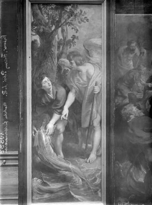 Petri-Fischzug Altar — Tobias und der Erzengel Raphael