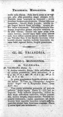CL. III. Triandria
