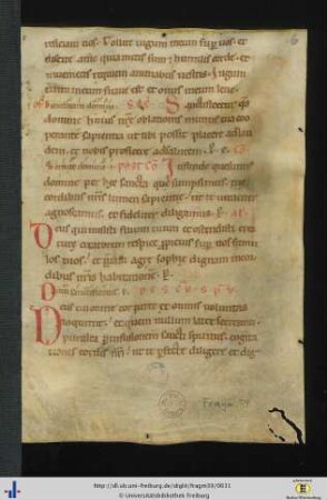 [6r - 12v] Votivmessen: Missa de sancta sapientia (Evangelium) bis "Alia pro congregatione" (Kirchengebet).