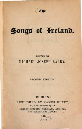 The Songs of Ireland