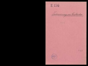 Internierung von Ausländern (nur Eingabe der Trikotfabrik G.J. Schober in Stuttgart-Feuerbach um Freilassung ihres in Ruhleben internierten Prokuristen Harold Woodward)