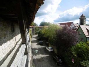 Rothenburg ob der Tauber: Stadtmauer/Wehrgang