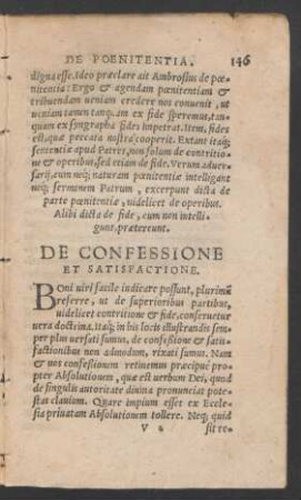 De Confessione Et Satisfactione.
