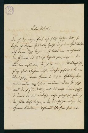 Brief vom 21. Febr. 1867