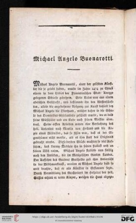 Michel Angelo Buonarotti