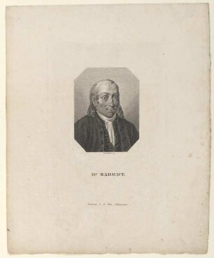 Bildnis des Carl Friedrich Bahrdt