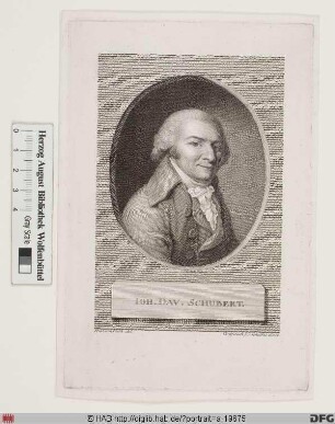 Bildnis Johann David Schubert