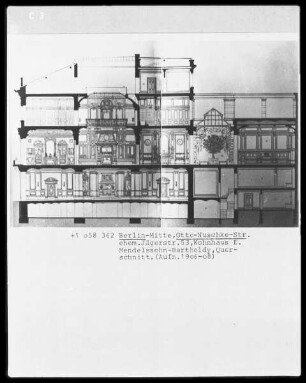 Berlin-Mitte, Otto-Nuschke-Straße 53, Wohnhaus Erich Mendelssohn-Bartholdy