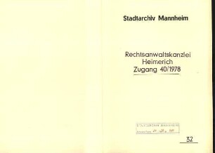 Verein industrieller Bauunternehmungen für Nordbaden, Heidelberg, Bismarckstr. 11