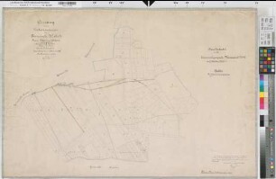 Wasserkurl (Kamen), Zusammenlegung Wasserkurl, Bl. 7 Brouillonkarte Wickede Flur 1