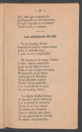 Las estaciones del año