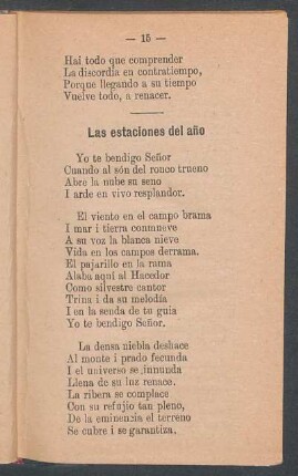 Las estaciones del año