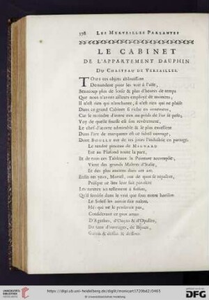 Le cabinet