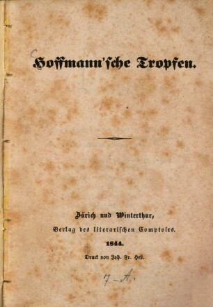 Hoffmann'sche Tropfen