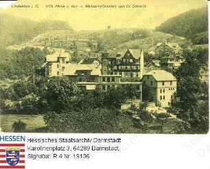 Lindenfels im Odenwald, Villa Maria und Kur- und Wasserheilanstalt Dr. Schmitt