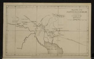 Map of Part of the Province of Siemrab (Cambodia)