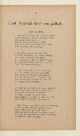 Adolf Friedrich Graf von Schack