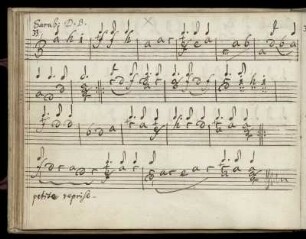 Sarabande. Bourée