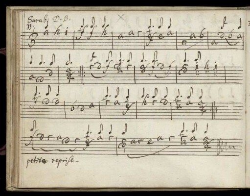 Sarabande. Bourée