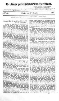 No 34, 26. August 1837