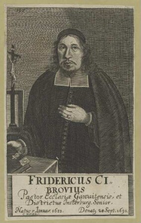 Bildnis des Fridericus Cibrovius