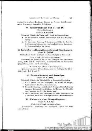 82. Eisenprobierkunst und Gasanalyse