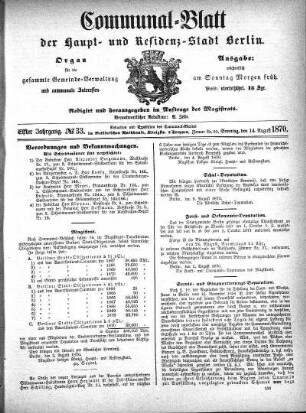 1870,33: No. 33, 14. August 1870